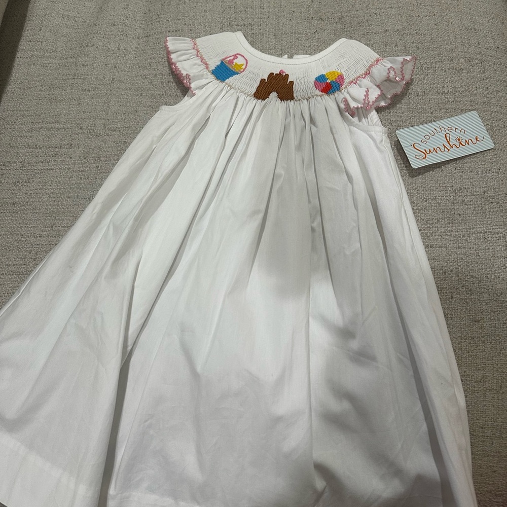 Southern Sunshine Sandcastle Beachball Dress Size 2